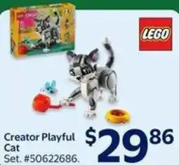 Walmart LEGO Creator Playful Cat offer