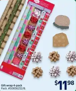 Walmart Gift wrap offer