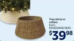 Walmart Tree skirts or collars offer