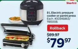 Walmart Starfrit Electric pressure cooker offer
