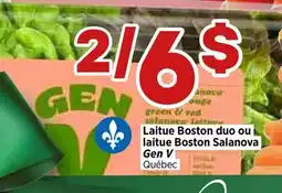 Val-Mont Laitue Boston duo ou Laitue Boston Salanova offer