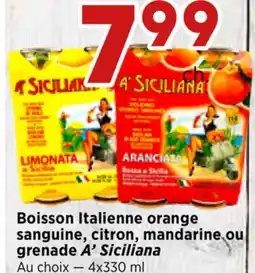 Val-Mont Boisson Italiane orange sanguine, citron, mandarine ou grenade A' Siciliana offer