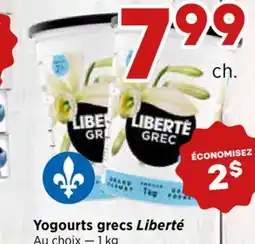 Val-Mont Yogurts avec grecs Liberté offer
