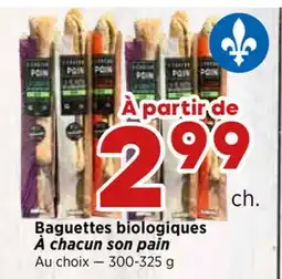 Val-Mont Baguettes biologiques À l'unité offer