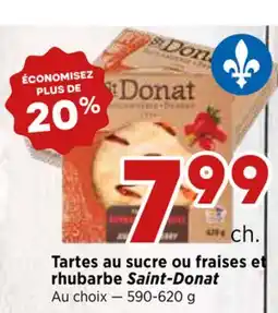 Val-Mont Tartes au sucre ou fraises et rhubarbe offer