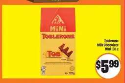 FreshCo Toblerone Milk Chocolate Mini 120g offer