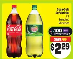 FreshCo Coca-Cola Soft Drinks 2 L Selected Varieties offer