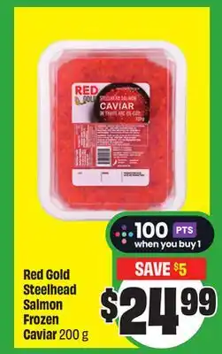 FreshCo Red Gold Steelhead Salmon Frozen Caviar 200 g offer