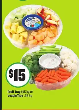 FreshCo Fruit Tray 1.45 kg or Veggie Tray 1.36 kg offer