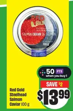 FreshCo Red Gold Steelhead Salmon Caviar 100 g offer