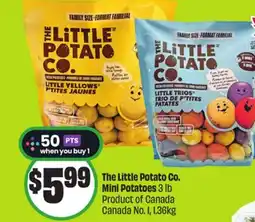 FreshCo The Little Potato Co. Mini Potatoes 3lb Product of Canada Canada No.1 1,1.36kg offer