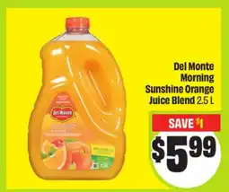 FreshCo Del Monte Morning Sunshine Orange Juice Blend 2.5 L offer