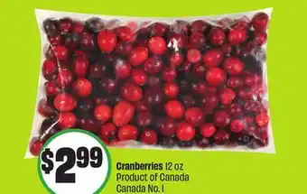 FreshCo Cranberries offer