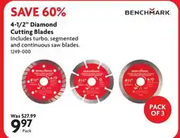 Home Hardware 4-1/2 Diamond Cutting Blades offer