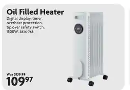 Home Hardware Oil Filled Heater offer
