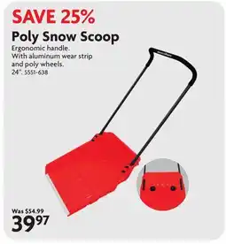 Home Hardware Poly Snow Scoop offer