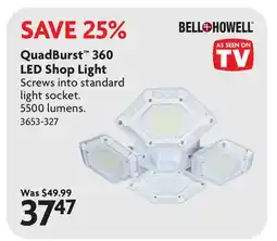 Home Hardware QuadBurst 360 LED Shop Light offer