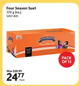 Home Hardware Four Season Suet offer