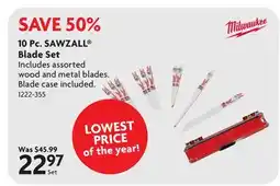 Home Hardware 10 Pc. SAWZALL Blade Set offer