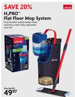 Home Hardware H2PRO Flat Floor Mop System offer