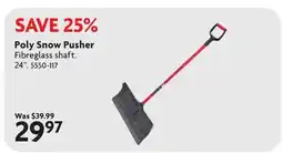 Home Hardware Poly Snow Pusher offer