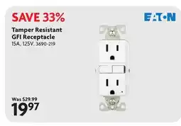 Home Hardware Tamper Resistant GFI Receptacle offer