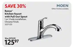 Home Hardware Renzo Kitchen Faucet with Pull Out Spout offer