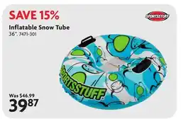 Home Hardware Inflatable Snow Tube offer