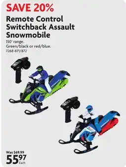 Home Hardware Remote Control Switchback Assault Snowmobile offer