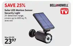 Home Hardware Solar LED Motion Sensor Security Light offer