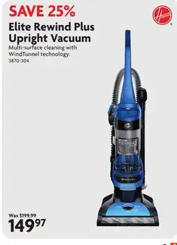 Home Hardware Elite Rewind Plus Upright Vacuum offer