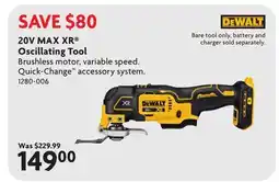 Home Hardware 20V MAX XR Oscillating Tool offer
