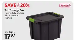 Home Hardware Tuff Storage Box offer