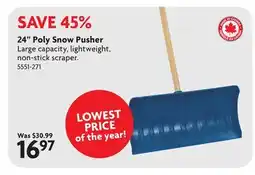 Home Hardware 24 Poly Snow Pusher offer