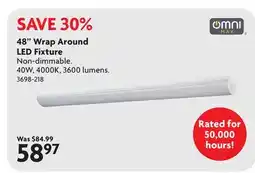 Home Hardware 48 Wrap Around LED Fixture offer