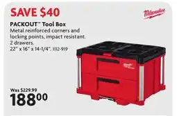 Home Hardware PACKOUT Tool Box offer