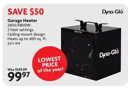 Home Hardware Garage Heater offer