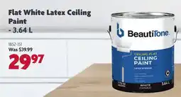 Home Hardware Flat White Latex Ceiling Paint offer
