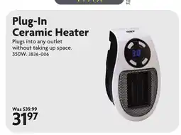 Home Hardware Plug-In Ceramic Heater offer