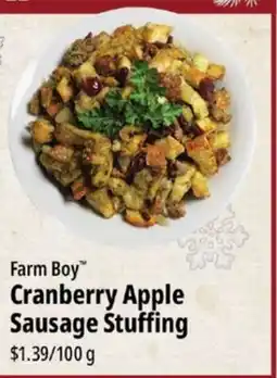 Farm Boy Farm Boy Cranberry Apple Sausage Stuffing offer