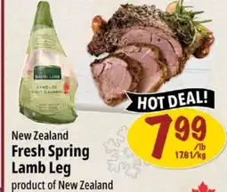 Farm Boy New Zealand Fresh Spring Lamb Leg offer