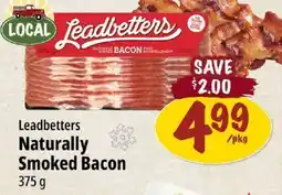 Farm Boy Leadbetters Naturally Smoked Bacon offer