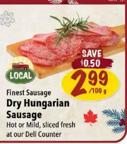Farm Boy Finest Sausage Dry Hungarian Sausage offer