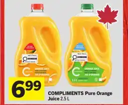 Foodland COMPLIMENTS Pure Orange Juice offer