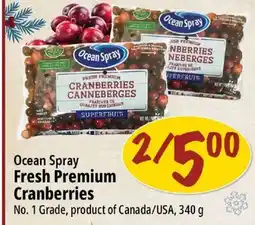 Farm Boy Ocean Spray Fresh Premium Cranberries offer