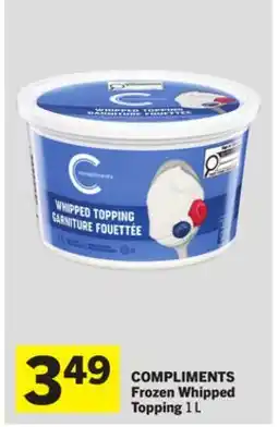 Foodland COMPLIMENTS Frozen Whipped Topping offer