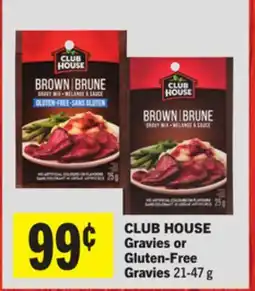 Foodland CLUB HOUSE Gravies or Gluten-Free Gravies offer
