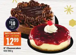 Foodland 6 Cheesecakes offer