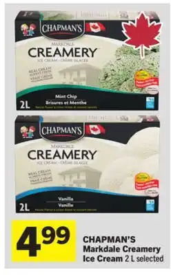 Foodland CHAPMAN'S Markdale Creamery Ice Cream offer