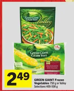 Foodland GREEN GIANT Frozen Vegetables offer